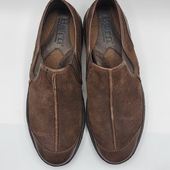 NWOT Born Nigel Slip On Distressed Suede Loafers Size 9 (M)/ 10.5 (W)  #1342 - Picture 7 of 9
